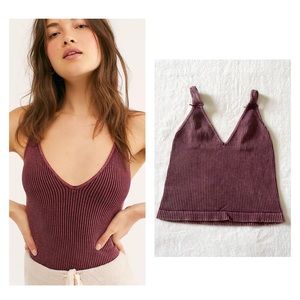 Free People Movement Washed Seamless Crop